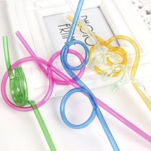 Colorful Loop Shaped Straws Set