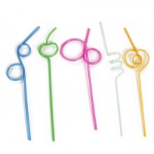 Colorful Loop Shaped Straws Set