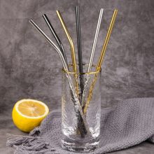 Stainless Steel Straws Set with Cleaning Brush