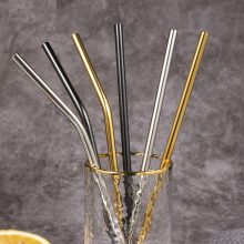 Stainless Steel Straws Set with Cleaning Brush