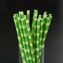 Bamboo Textured Party Straws Set