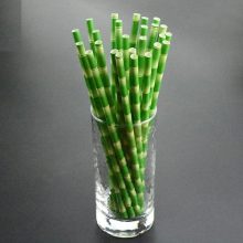 Bamboo Textured Party Straws Set